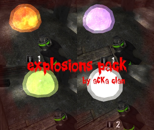 Explosions pack by aCKa clan!